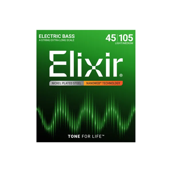 Elixir Nanoweb Extra Long Scale