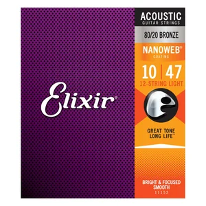 Elixir Nanoweb Light 12 Str. Acoustic