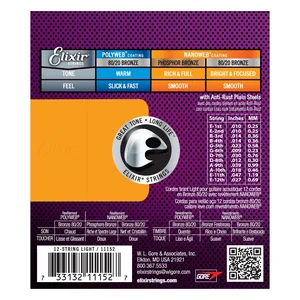 Elixir Nanoweb Light 12 Str. Acoustic