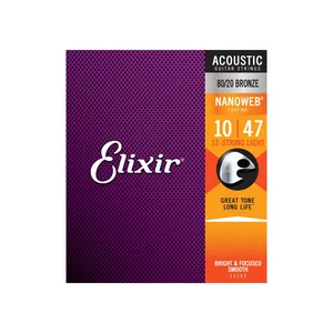 Elixir Nanoweb Light 12 Str. Acoustic