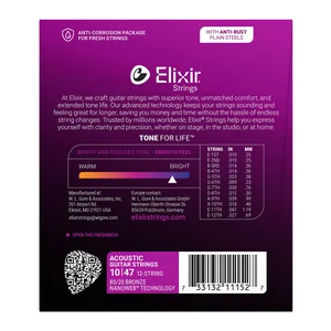 Elixir Nanoweb Light 12 Str. Acoustic