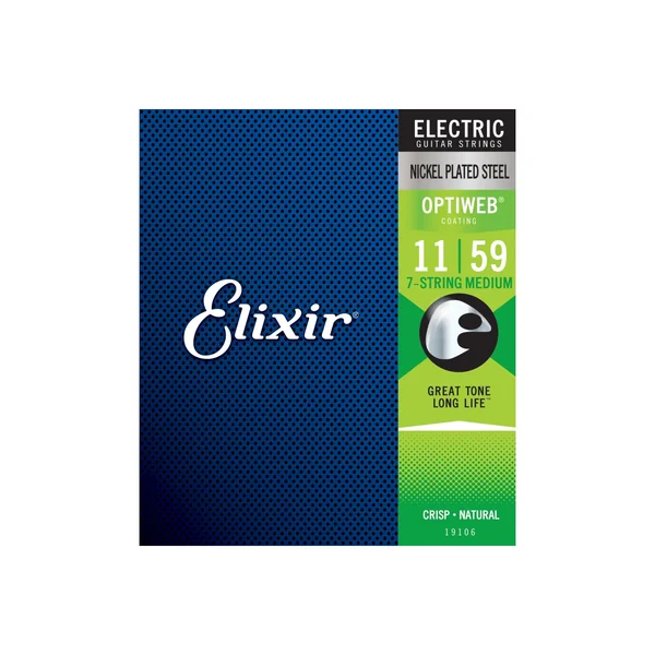 Elixir Optiweb 19106 7-String Medium
