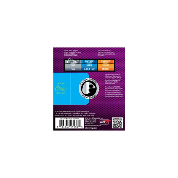 Elixir Polyweb Light 12 Str. Acoustic