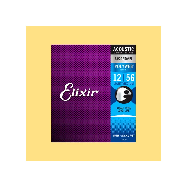 Elixir Polyweb Light-Medium Acoustic