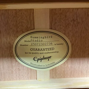 Epiphone Hummingbird Studio Antique Nat