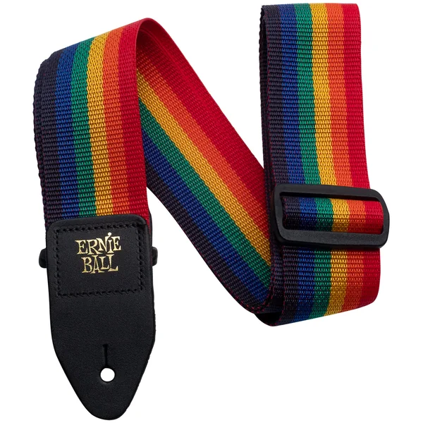 Ernie Ball 4044 Poly Strap Rainbow