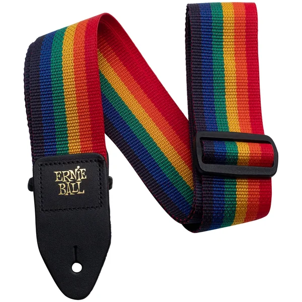 Ernie Ball 4044 Poly Strap Rainbow