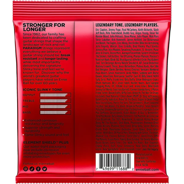 Ernie Ball Burly Slinky Paradigm