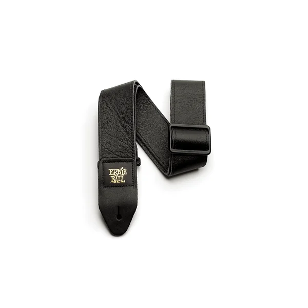 Ernie Ball E-Guitar Strap Leather BK