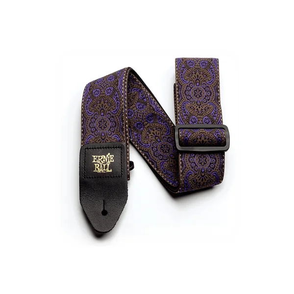 Ernie Ball E-Guitar Strap Purple Paisley