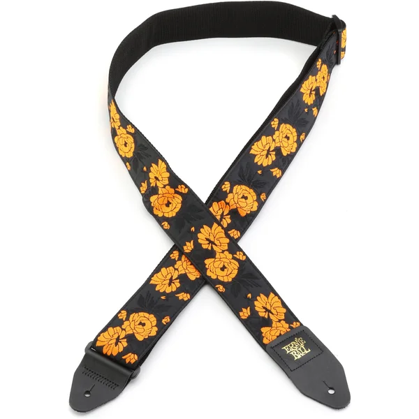 Ernie Ball E-Guitar Strap Tangerine Rose