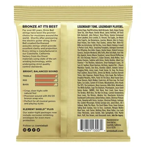 Ernie Ball Earthwood Bronze 3-pack 3006