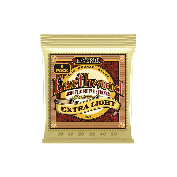 Ernie Ball Earthwood Bronze 3-pack 3006