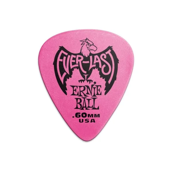 Ernie Ball Everlast Picks 0,60 mm Pink