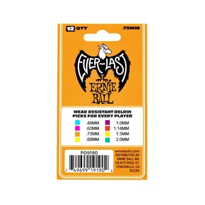 Ernie Ball Everlast Picks 0,73 mm Orange