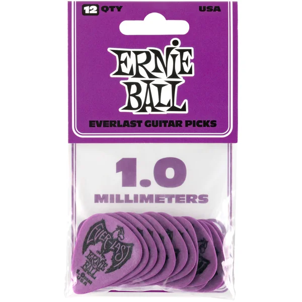 Ernie Ball Everlast Picks 1,00 mm Purple