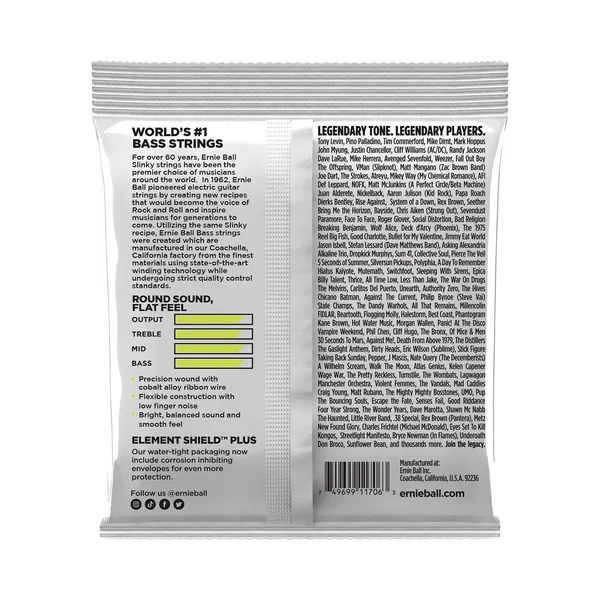 Ernie Ball Flatwound 2818