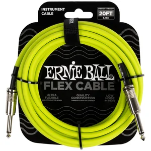 Ernie Ball Flex Cable 20ft Green EB6419