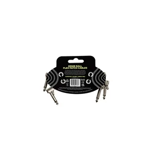 Ernie Ball Flex Patch Cable 12" black set