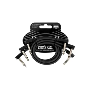 Ernie Ball Flex Patch Cable 12" black set