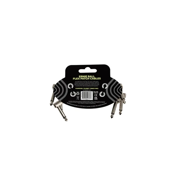 Ernie Ball Flex Patch Cable 12" black