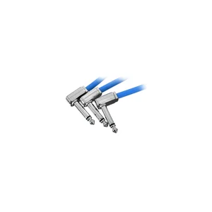 Ernie Ball Flex Patch Cable 12" blue set