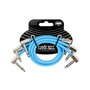 Ernie Ball Flex Patch Cable 12" blue