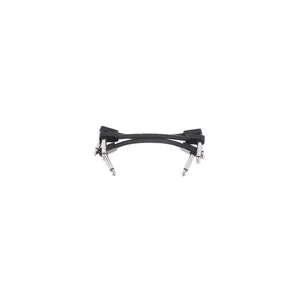 Ernie Ball Flex Patch Cable 3" black set