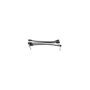 Ernie Ball Flex Patch Cable 6" black set