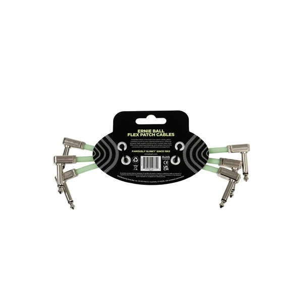 Ernie Ball Flex Patch Cable 6" GID Set
