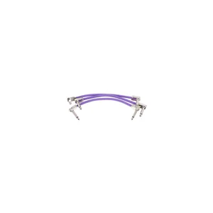 Ernie Ball Flex Patch Cable 6" purple set