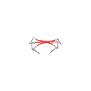 Ernie Ball Red Flex Ribbon Patch Cable 3"
