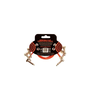 Ernie Ball Red Flex Ribbon Patch Cable 6"