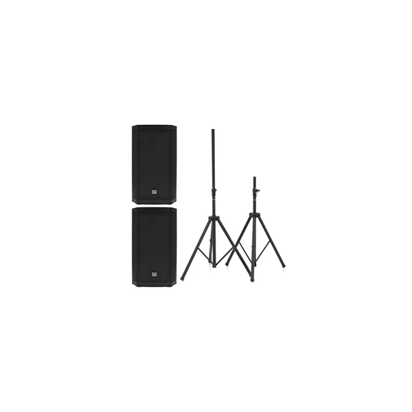EV ZLX 12P G2 Stereo Stand Bundle