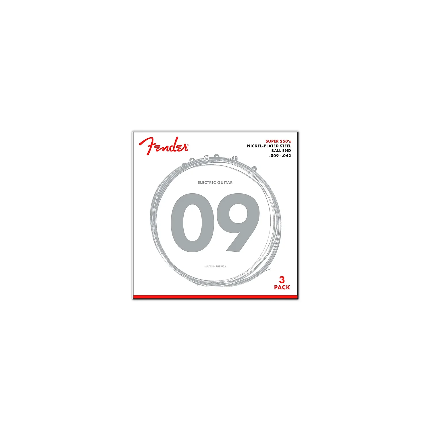 Fender 250L-3-packs Guitar Strings