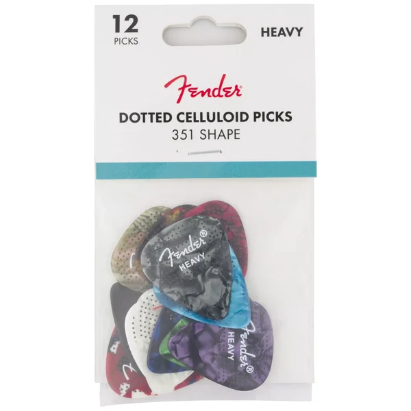 Fender 351 Dotted Celluloid 12Pk Hvy