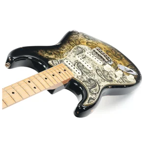 Fender 68 Strat Relic Black Paisley