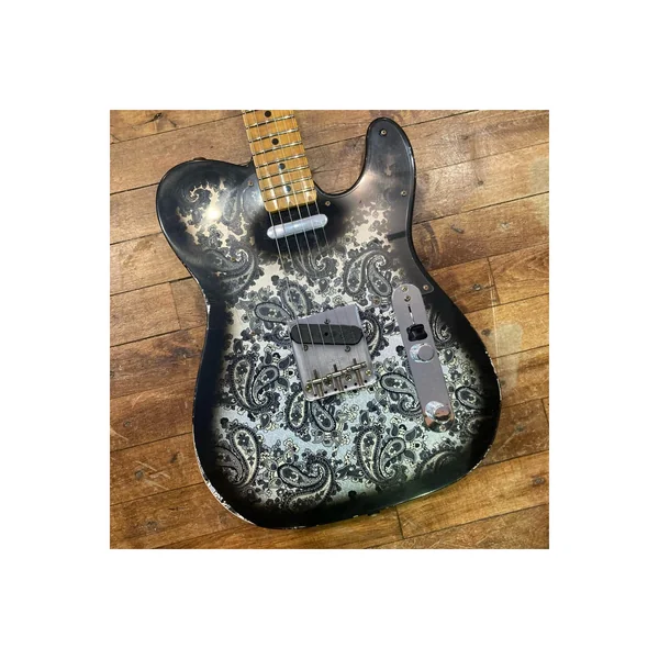 Fender 68 Tele Black Paisley Relic