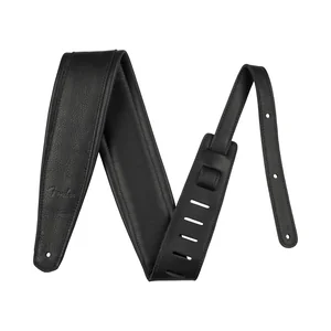 Fender 9cm Premium Leather Strap BLK