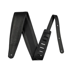 Fender 9cm Premium Leather Strap BLK