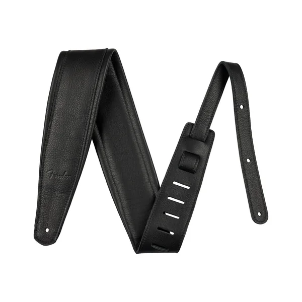 Fender 9cm Premium Leather Strap BLK