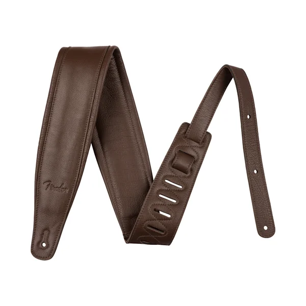 Fender 9cm Premium Leather Strap BRN