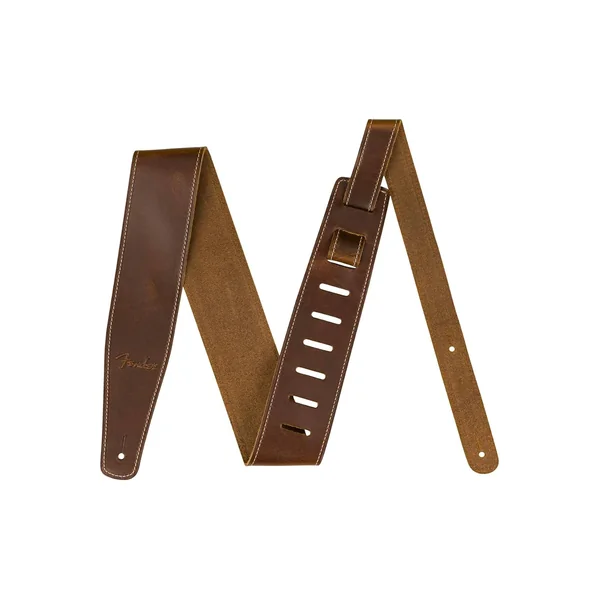 Fender Broken-in Leather Strap Tan