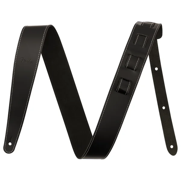 Fender Essentials Leather Strap BK