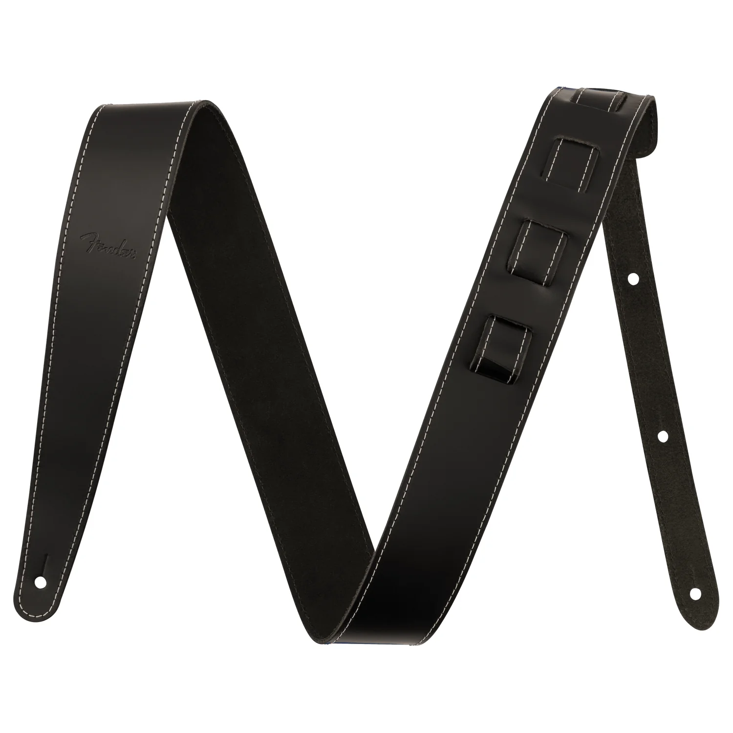 Fender Essentials Leather Strap BK