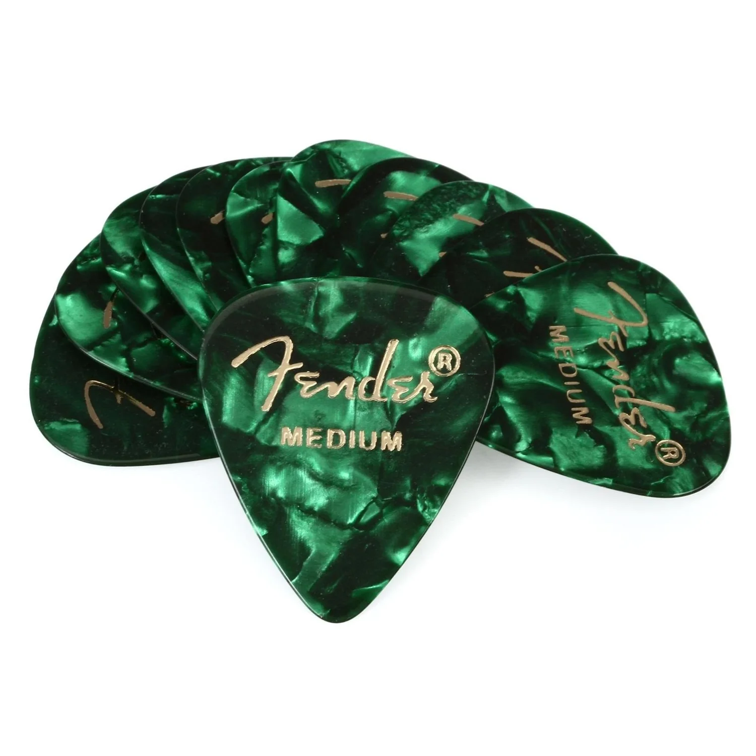 Fender Green Moto Pick Medium