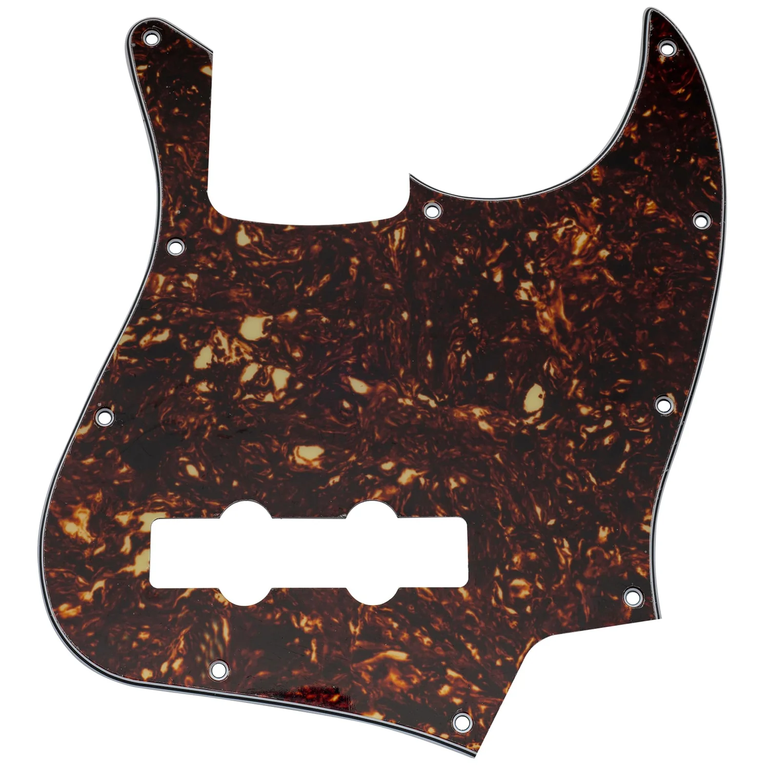 Fender J-Bass Pickguard 10-Hole Tort.
