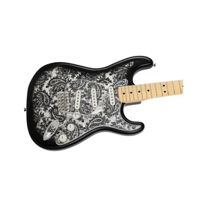 Fender MIJ Strat MN Black Paisley