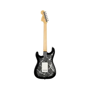 Fender MIJ Strat MN Black Paisley
