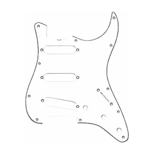 Fender Pickguard f.62Strat White